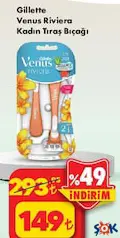 GİLLETTE VENUS RİVİERA KADIN TIRAŞ BIÇAĞI
